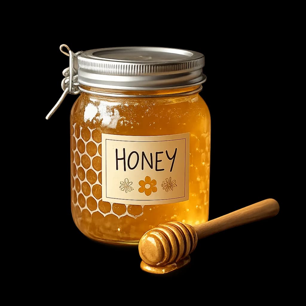 Export-quality pure honey from Orbitto International, Gujarat, India